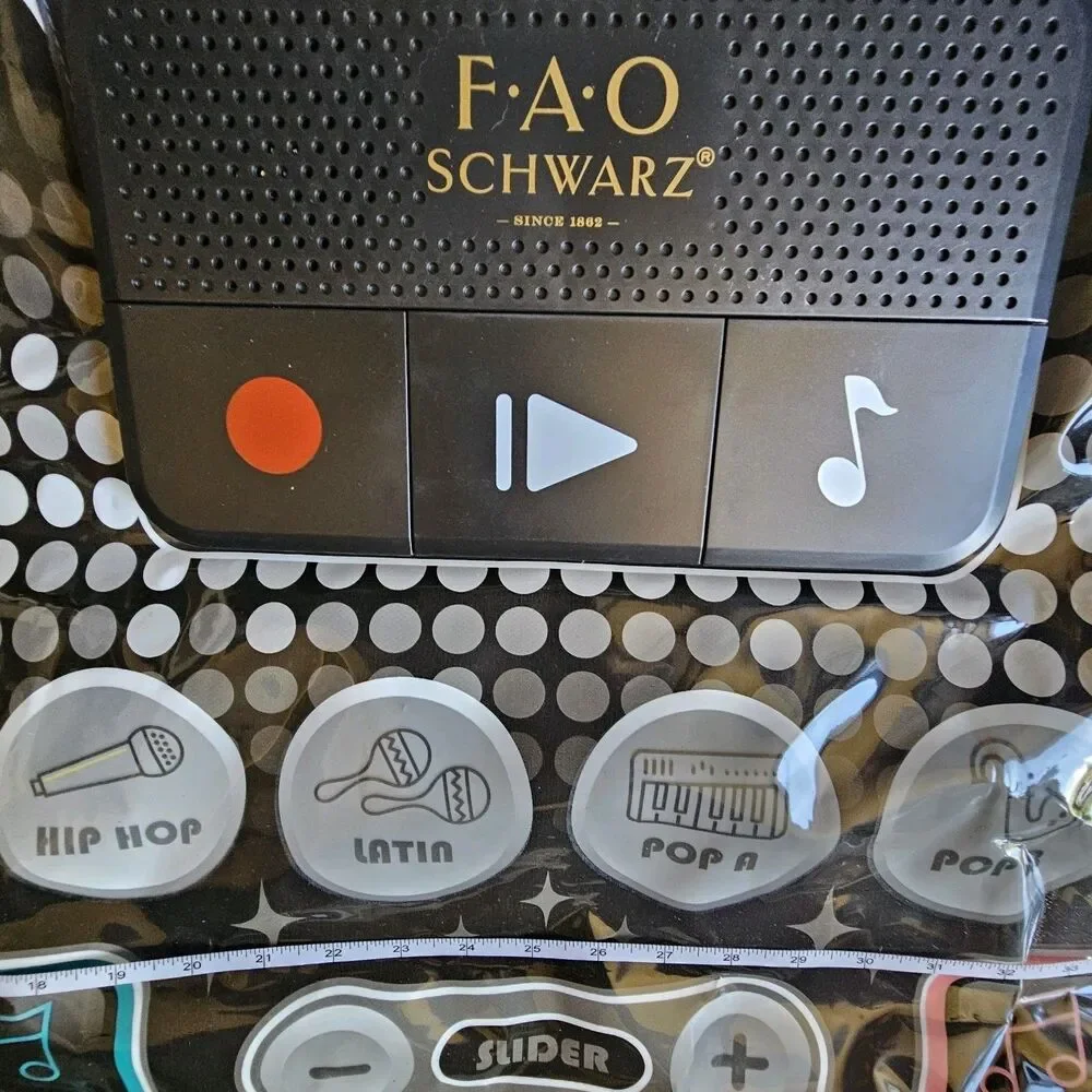 FAO Schwarz DJ Mixer & Keyboard Mat - hours of fun for the whole family!